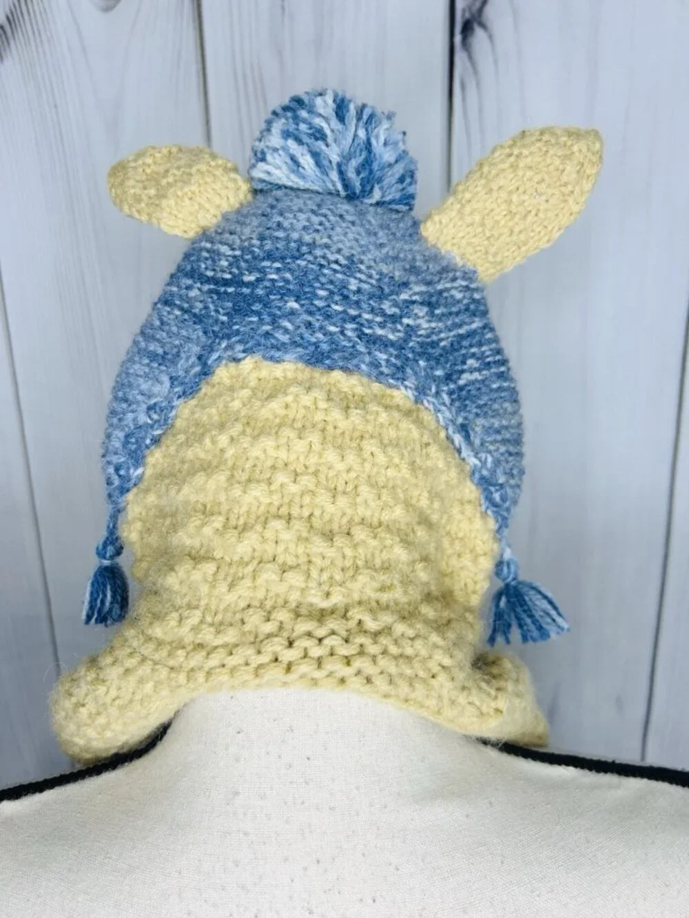 Andes Gifts Alpaca Llama Head Hat Adult Tan Peru